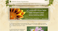 Desktop Screenshot of fabiolashomeorganization.com